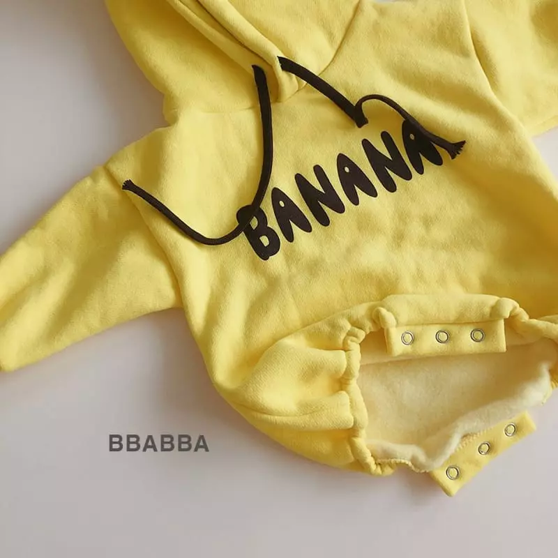 Bbabba - Korean Baby Fashion - #babylifestyle - Fleece Banana Bodysuit - 6