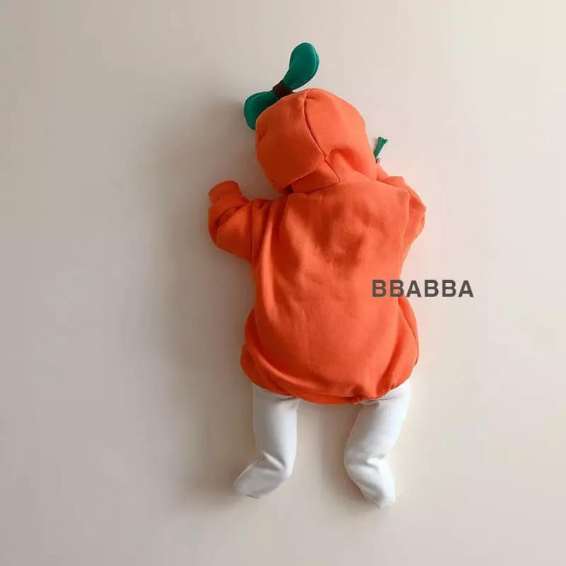 Bbabba - Korean Baby Fashion - #babylifestyle - Fleece Orange Bodysuit - 5