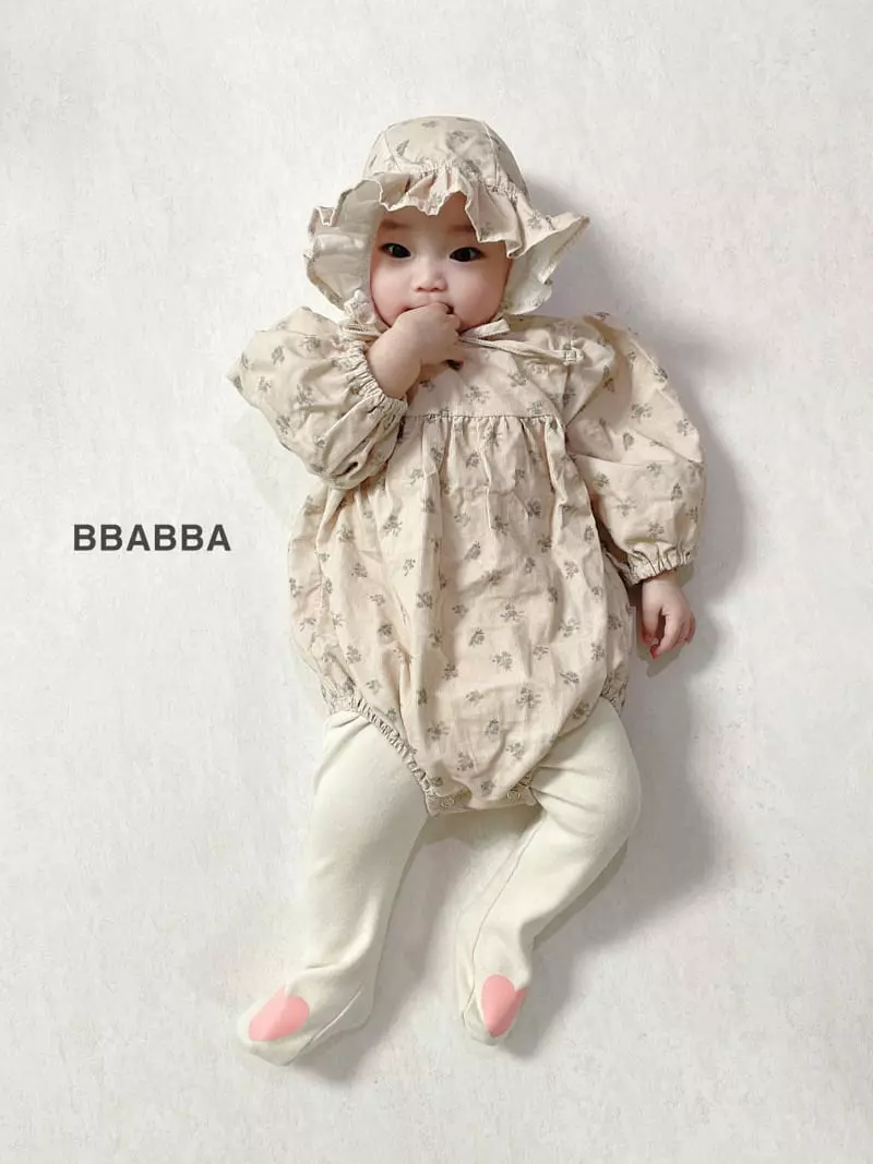Bbabba - Korean Baby Fashion - #babylifestyle - Dia Rib Bonnet Set - 7