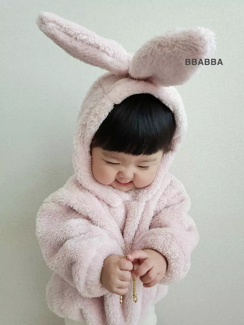 Bbabba - Korean Baby Fashion - #babyoninstagram - Cozy Rabbit Bodysuit - 5