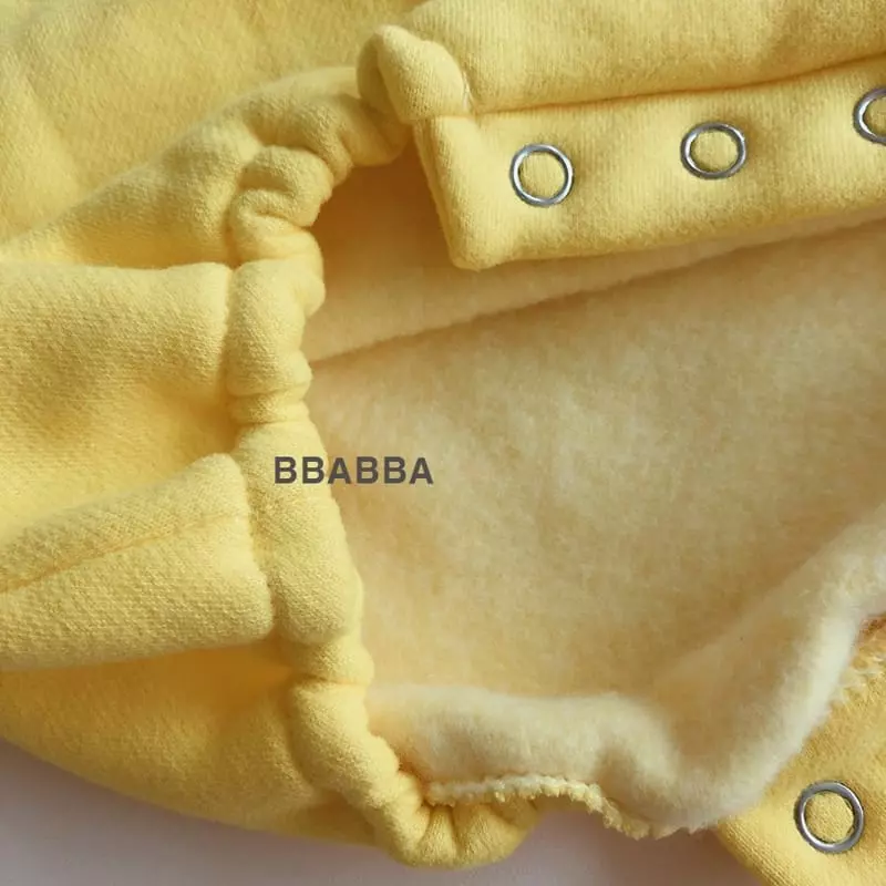 Bbabba - Korean Baby Fashion - #babyoninstagram - Fleece Banana Bodysuit - 7