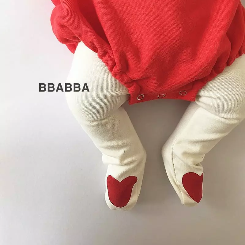 Bbabba - Korean Baby Fashion - #babyoninstagram - Fleece Apple Bodysuit - 5