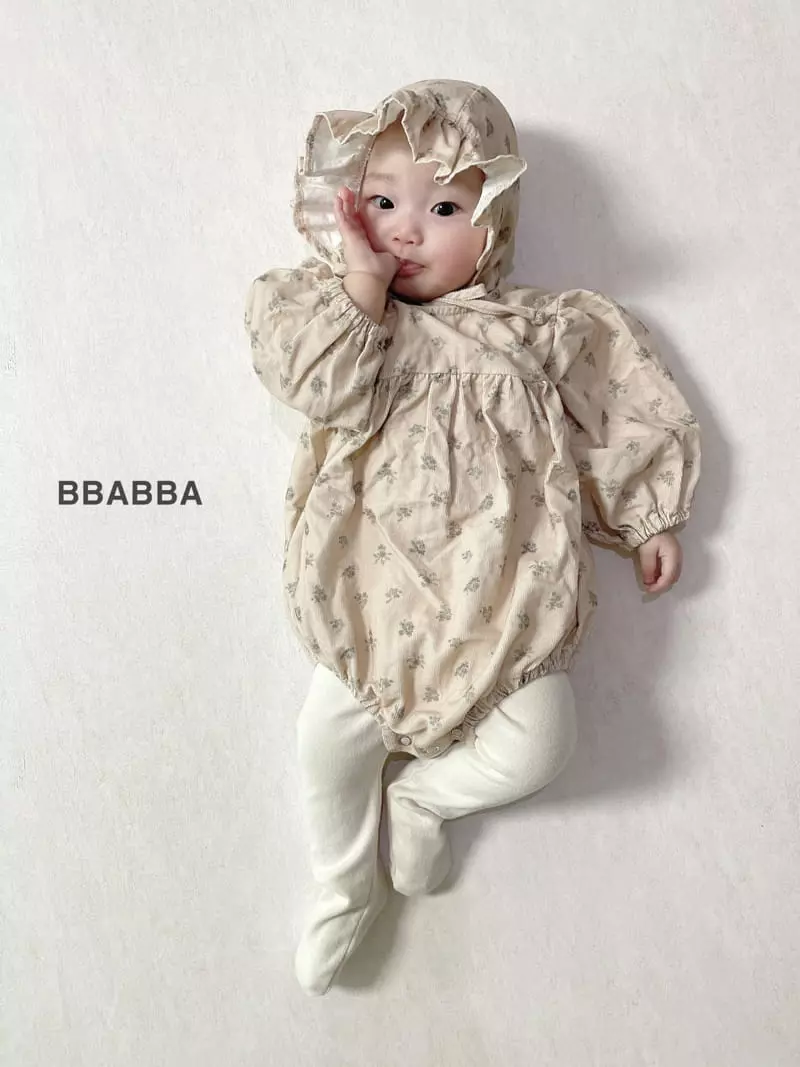 Bbabba - Korean Baby Fashion - #babyoninstagram - Dia Rib Bonnet Set - 8