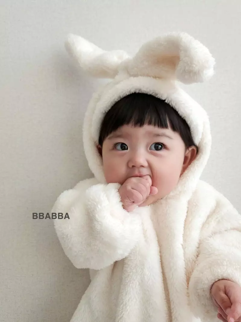 Bbabba - Korean Baby Fashion - #babyoutfit - Bbosong Rabbit Cardigan - 7