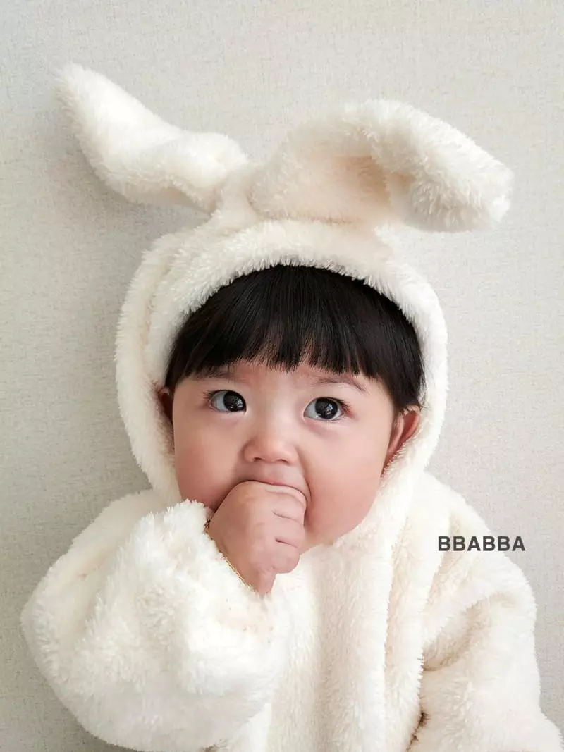 Bbabba - Korean Baby Fashion - #babywear - Cozy Rabbit Bodysuit - 9