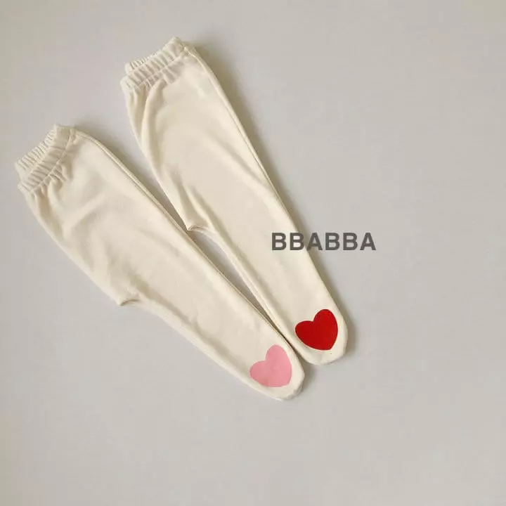 Bbabba - Korean Baby Fashion - #babywear - Heart Leggings