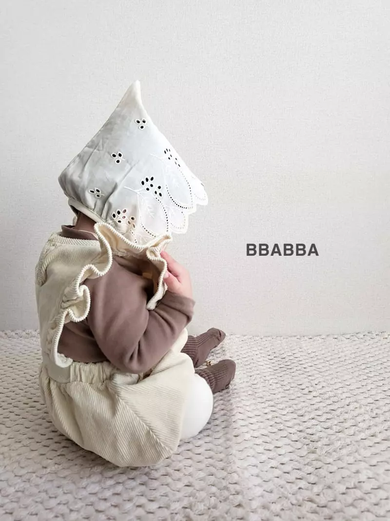 Bbabba - Korean Baby Fashion - #babywear - Flower Dong San Embrodiery Bodysuit - 2