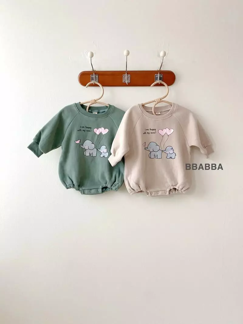 Bbabba - Korean Baby Fashion - #babywear - Winter Elephant Bodysuit - 12