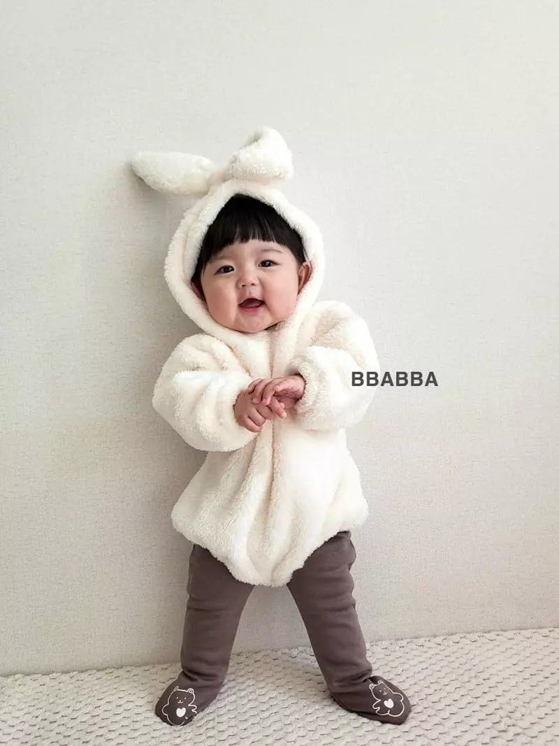 Bbabba - Korean Baby Fashion - #onlinebabyboutique - Cozy Rabbit Bodysuit - 10