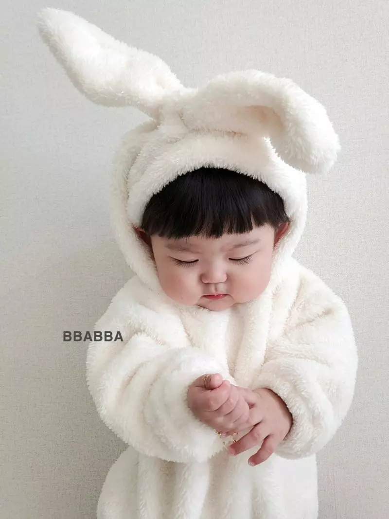 Bbabba - Korean Baby Fashion - #onlinebabyshop - Cozy Rabbit Bodysuit - 11