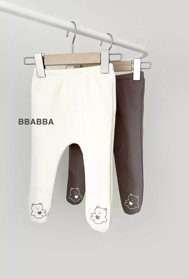 Bbabba - Korean Baby Fashion - #smilingbaby - Bear Leggings