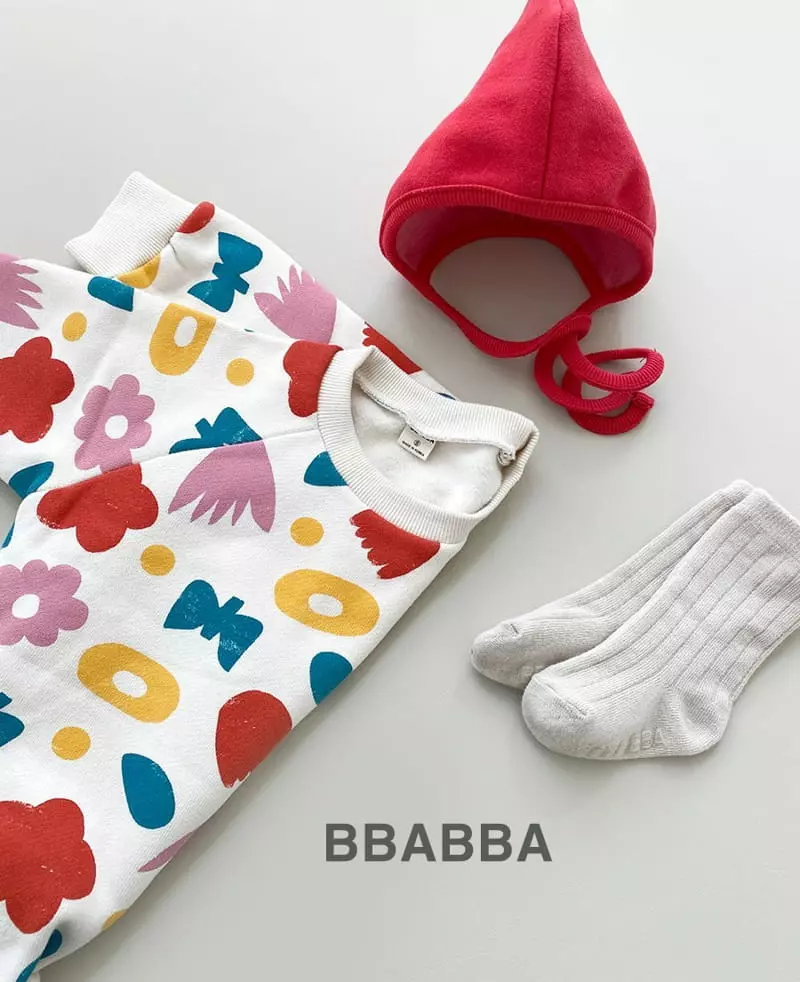 Bbabba - Korean Baby Fashion - #smilingbaby - Tina Fleece Bodysuit with Bonnet - 2