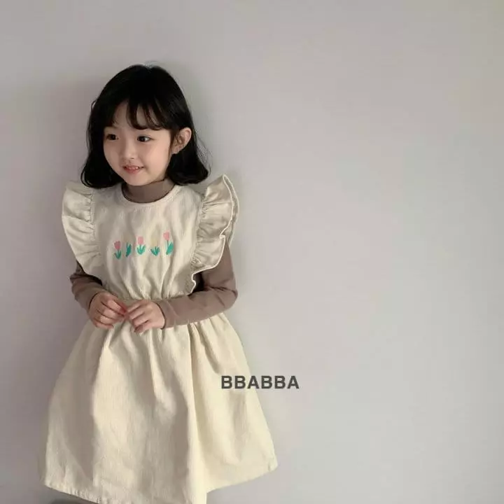 Bbabba - Korean Children Fashion - #minifashionista - Flower Dong San One-piece - 3