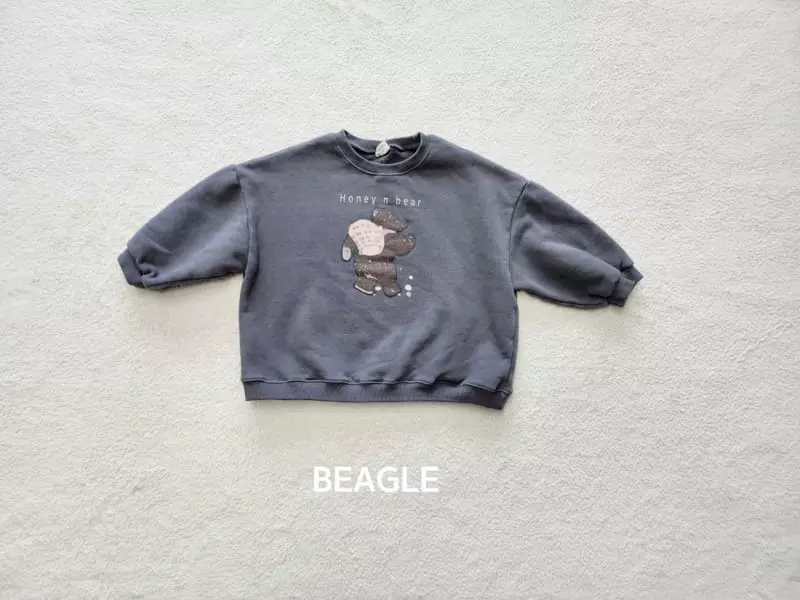 Beagle - Korean Children Fashion - #kidzfashiontrend - Honey Bear Sweatshirt - 4