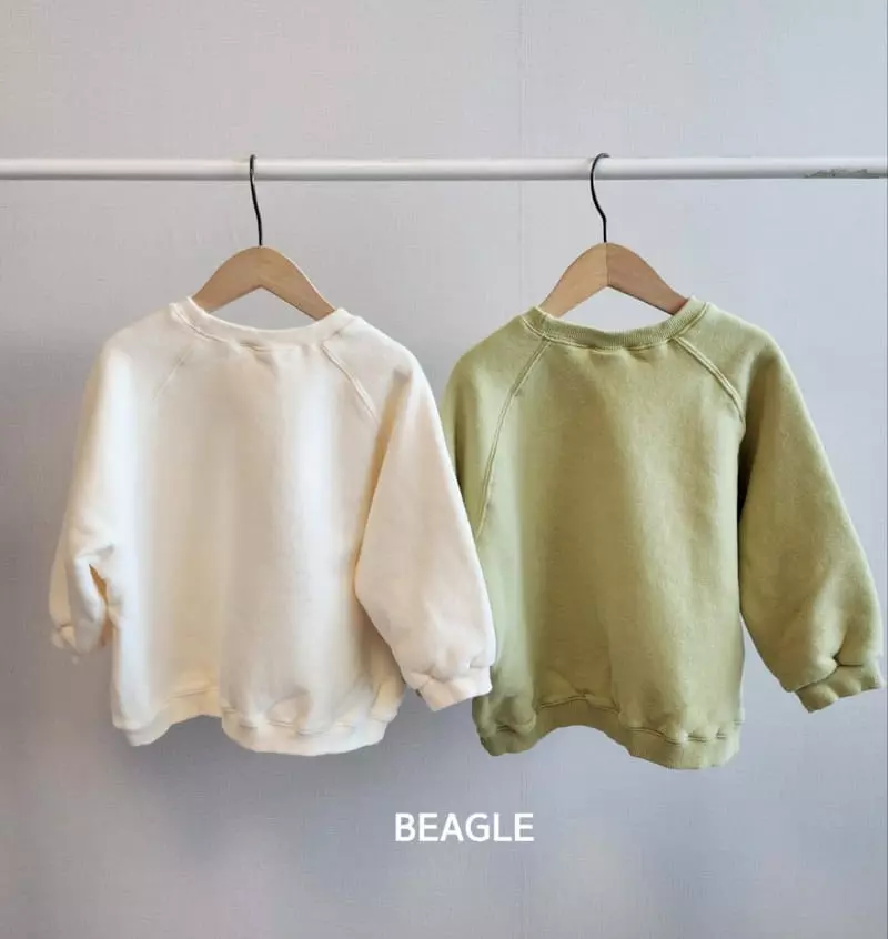 Beagle - Korean Children Fashion - #designkidswear - Olive Sweatshirt
