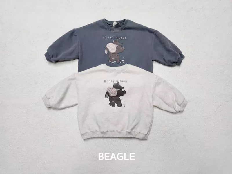 Beagle - Korean Children Fashion - #kidsstore - Honey Bear Sweatshirt - 2