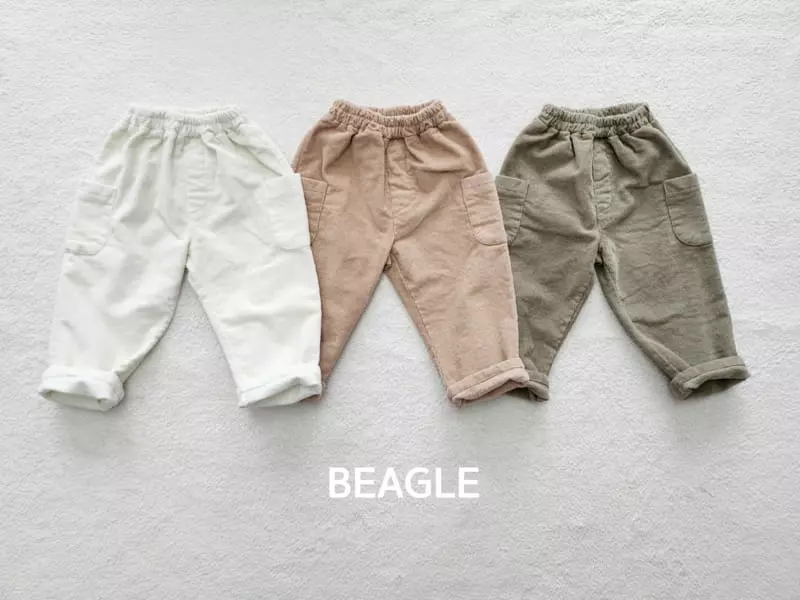 Beagle - Korean Children Fashion - #todddlerfashion - Cargo Rib Pants