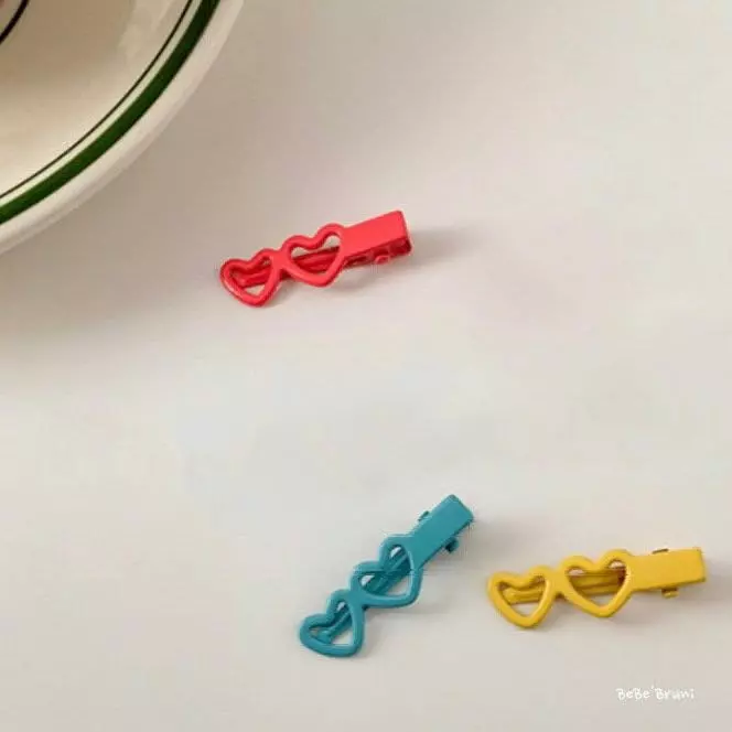 Bebe Bruni - Korean Children Fashion - #childofig - Mini Heart Hairpin Set
