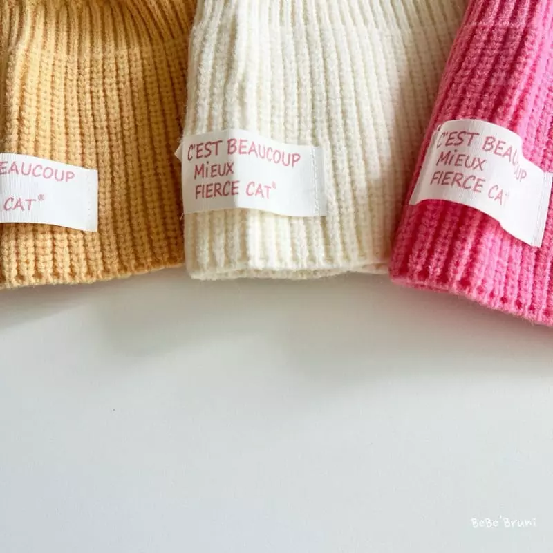 Bebe Bruni - Korean Children Fashion - #discoveringself - Knit Baraclava - 4