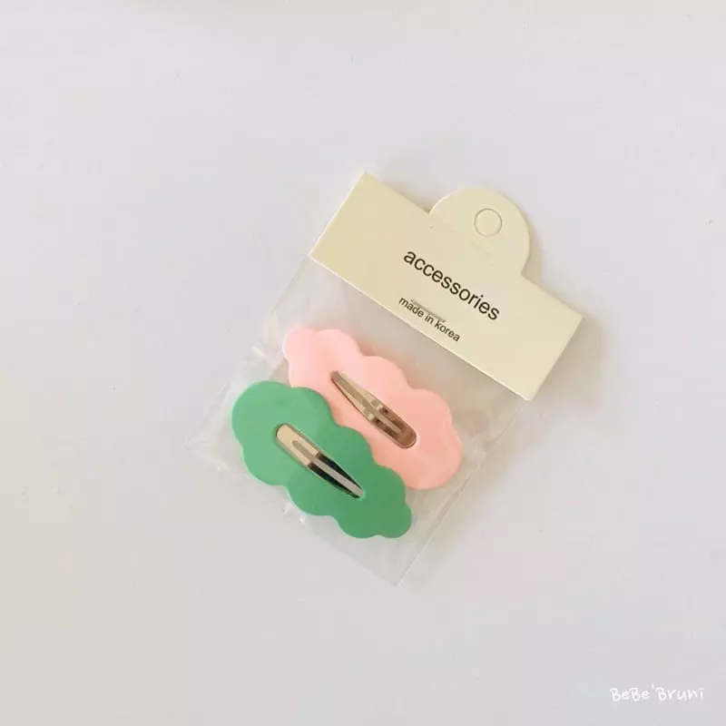 Bebe Bruni - Korean Children Fashion - #fashionkids - Wave Hairpin Set