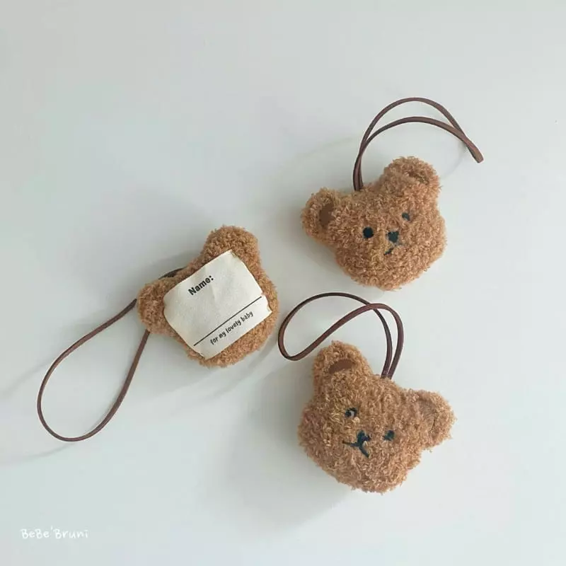 Bebe Bruni - Korean Children Fashion - #kidsstore - Bear Name Tag