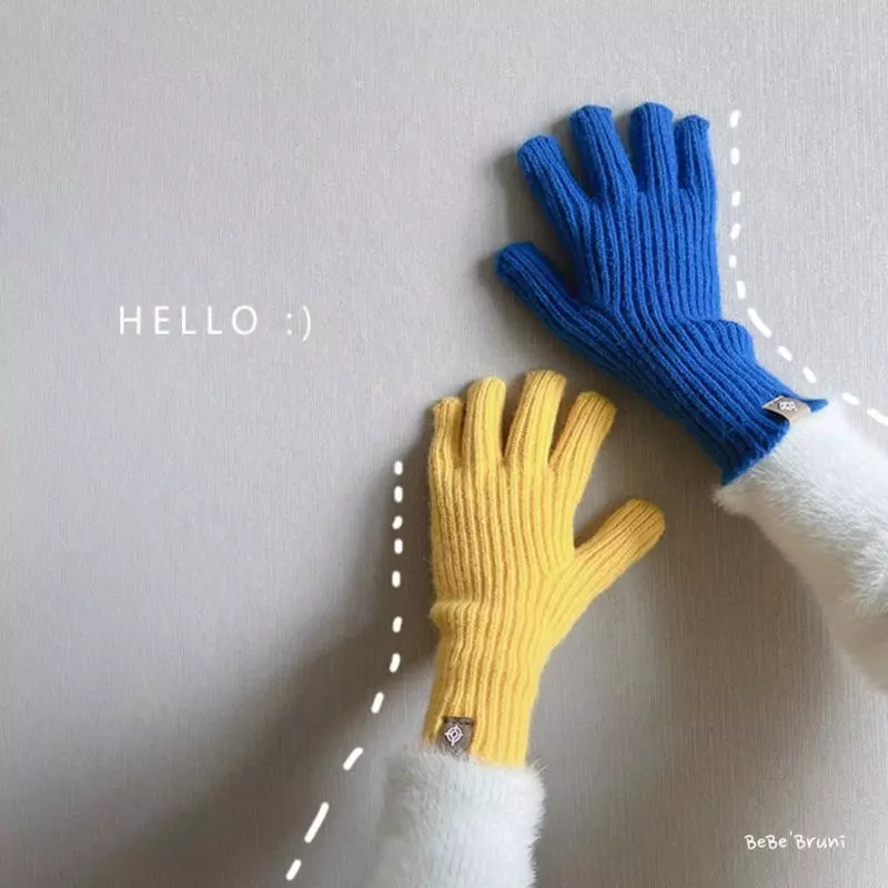Bebe Bruni - Korean Children Fashion - #todddlerfashion - Patch Gloves - 3