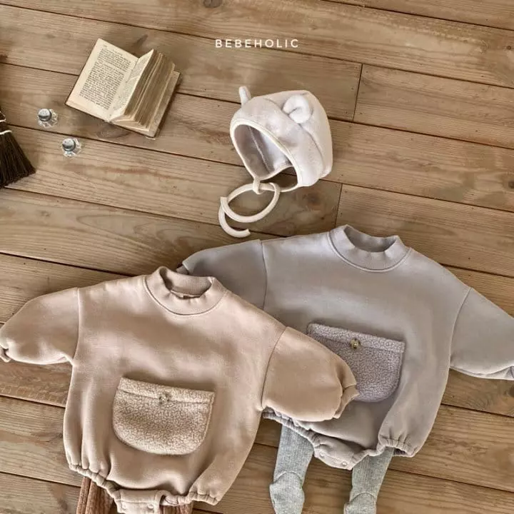 Bebe Holic - Korean Baby Fashion - #babyboutique - Pocket Bodysuit - 3
