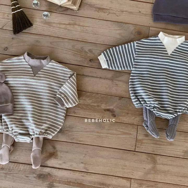 Bebe Holic - Korean Baby Fashion - #babyboutique - Half Turtleneck Bodysuit