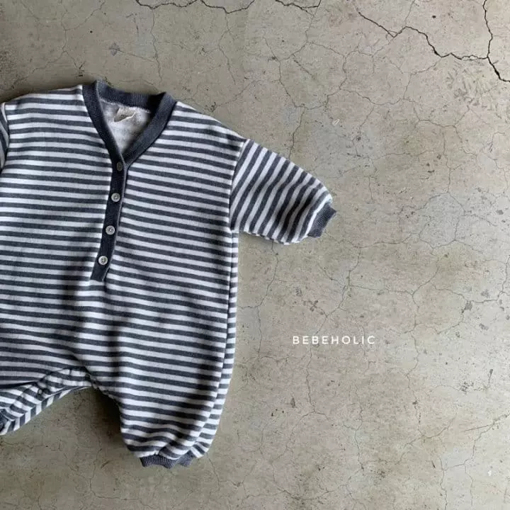Bebe Holic - Korean Baby Fashion - #babyboutique - Win Stripes Bodysuit - 12