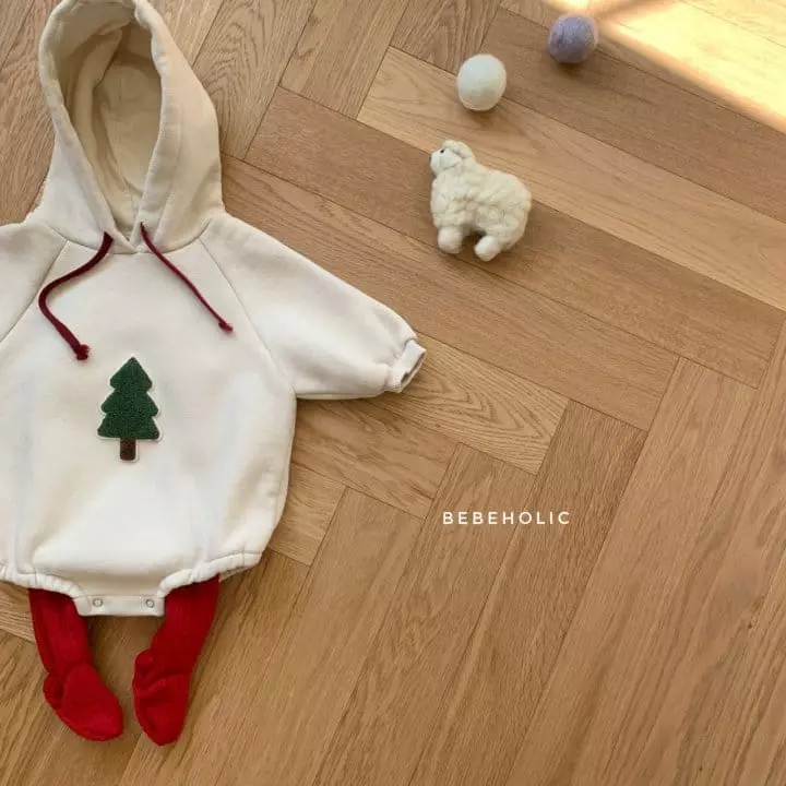 Bebe Holic - Korean Baby Fashion - #babyboutique - Tree Hoody Bodysuit - 7