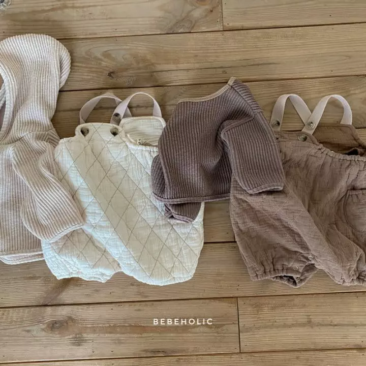 Bebe Holic - Korean Baby Fashion - #babyboutiqueclothing - Quilting Bodysuit - 8