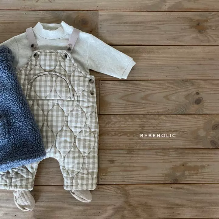 Bebe Holic - Korean Baby Fashion - #babyboutiqueclothing - Circle Dungarees Bodysuit - 6