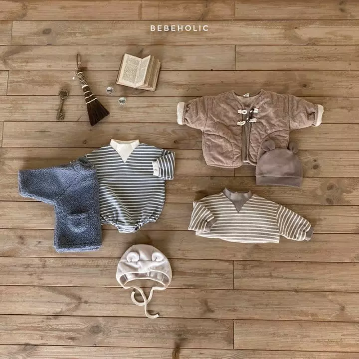 Bebe Holic - Korean Baby Fashion - #babyboutiqueclothing - Half Turtleneck Bodysuit - 2