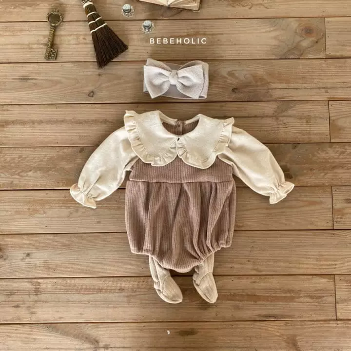 Bebe Holic - Korean Baby Fashion - #babyboutique - Frill Knit Bodysuit - 4