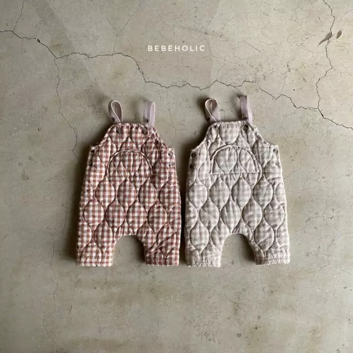 Bebe Holic - Korean Baby Fashion - #babyclothing - Circle Dungarees Bodysuit - 7