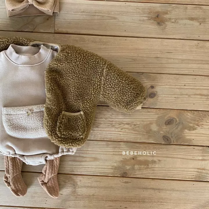 Bebe Holic - Korean Baby Fashion - #babyclothing - Pocket Bodysuit - 5