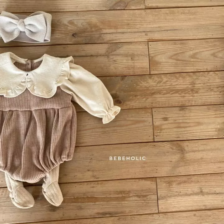 Bebe Holic - Korean Baby Fashion - #babyclothing - Frill Knit Bodysuit - 5