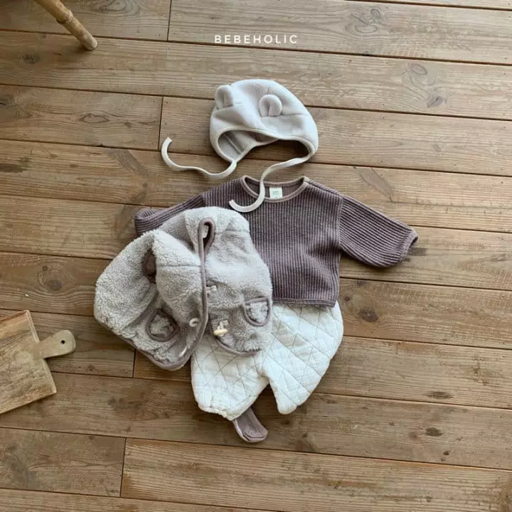 Bebe Holic - Korean Baby Fashion - #babyclothing - Macaroon Round Tee - 4