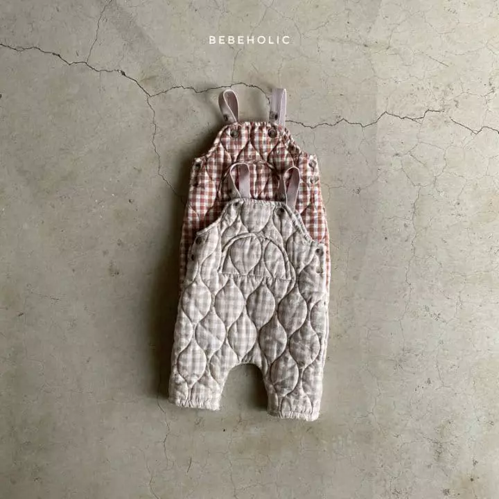 Bebe Holic - Korean Baby Fashion - #babyfashion - Circle Dungarees Bodysuit - 8