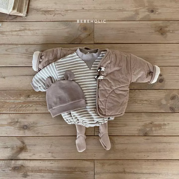 Bebe Holic - Korean Baby Fashion - #babyclothing - Half Turtleneck Bodysuit - 4