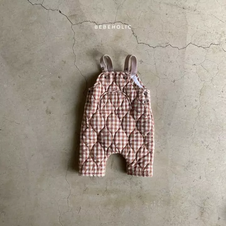 Bebe Holic - Korean Baby Fashion - #babyfever - Circle Dungarees Bodysuit - 9
