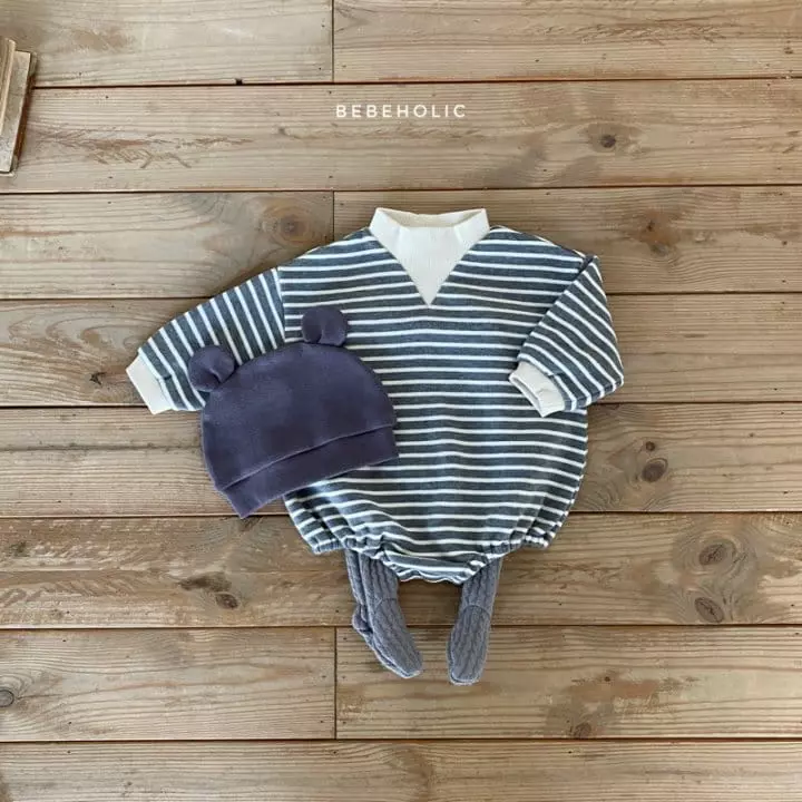 Bebe Holic - Korean Baby Fashion - #babyfever - Half Turtleneck Bodysuit - 5