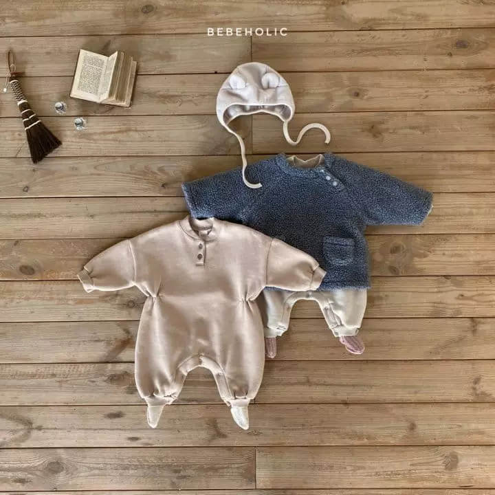 Bebe Holic - Korean Baby Fashion - #babyfever - Oat Streips Bodysuit - 2