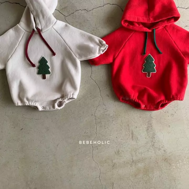 Bebe Holic - Korean Baby Fashion - #babyfever - Tree Hoody Bodysuit - 11