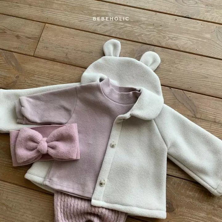 Bebe Holic - Korean Baby Fashion - #babyfever - Half Turtleneck Tee - 4