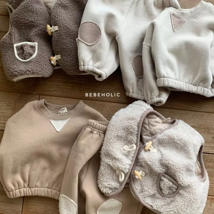 Bebe Holic - Korean Baby Fashion - #babygirlfashion - Time Bbang Dduck Top Bottom Set - 3