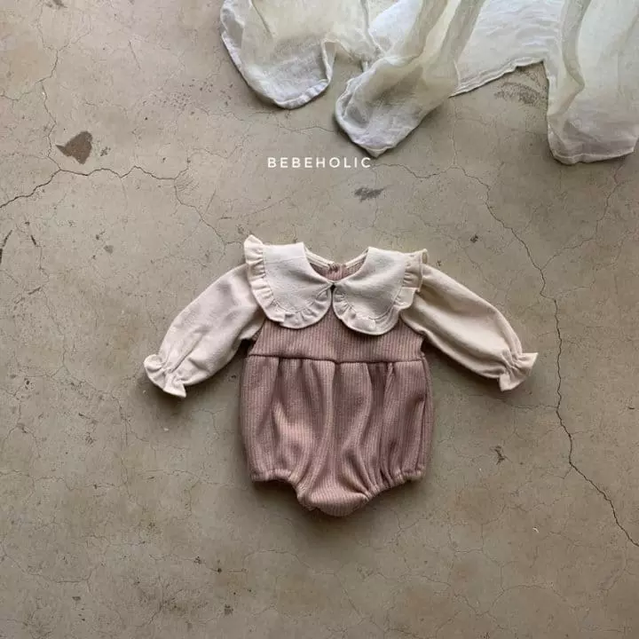 Bebe Holic - Korean Baby Fashion - #babyoninstagram - Frill Knit Bodysuit - 10