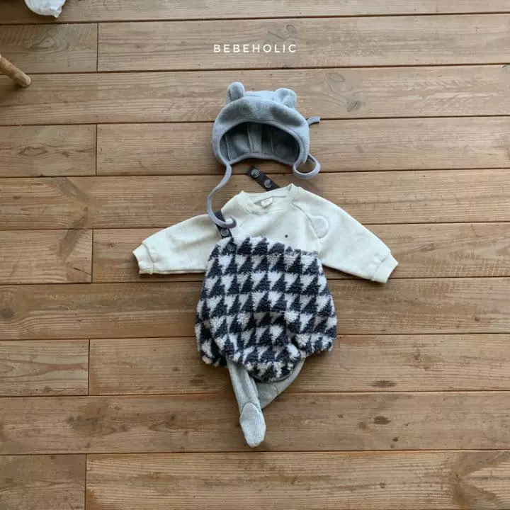 Bebe Holic - Korean Baby Fashion - #babyootd - Bear Sweatshirt - 5
