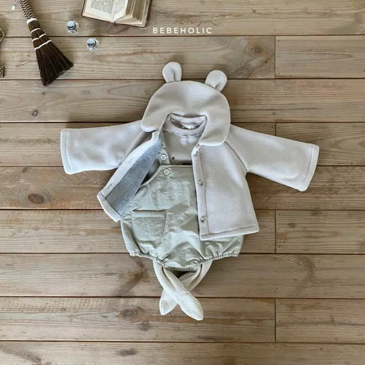 Bebe Holic - Korean Baby Fashion - #babyootd - Animal Cardigan - 3