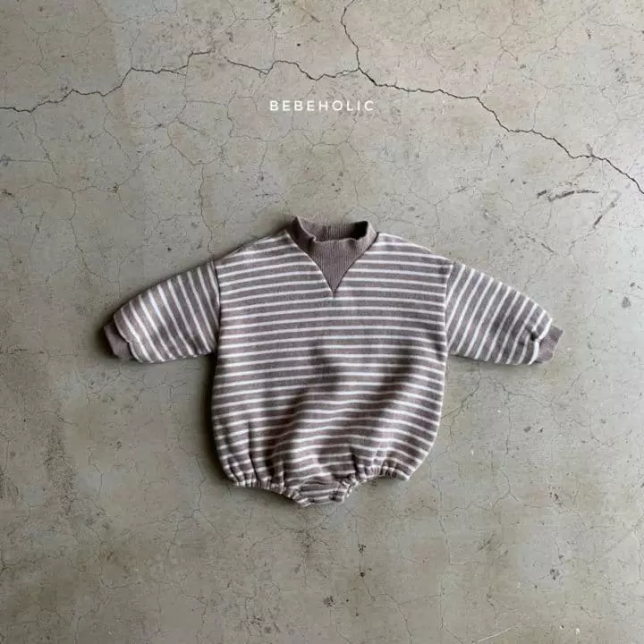 Bebe Holic - Korean Baby Fashion - #babyootd - Half Turtleneck Bodysuit - 9